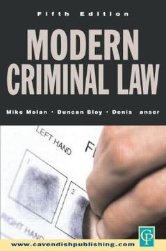 portada Modern Criminal Law: Fifth Edition (in English)