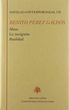 portada Benito Perez Galdos, Novelas vii