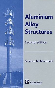 portada aluminium alloy structures, second edition (en Inglés)