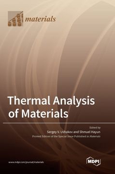 portada Thermal Analysis of Materials (en Inglés)