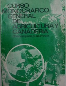portada Curso Monografico General de Agricultura Ganaderia