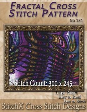 portada Fractal Cross Stitch Pattern - No. 134