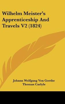 portada wilhelm meister's apprenticeship and travels v2 (1824) (en Inglés)