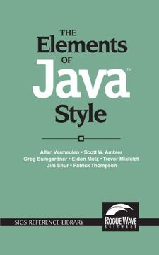 portada The Elements of Java- Style (Sigs Reference Library) 