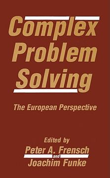 portada complex problem solving: the european perspective (en Inglés)