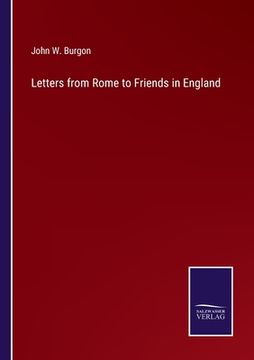 portada Letters from Rome to Friends in England