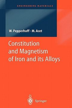 portada constitution and magnetism of iron and its alloys (in English)