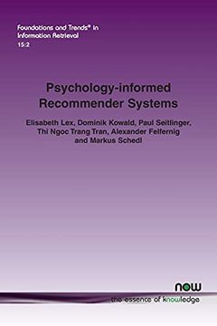 portada Psychology-Informed Recommender Systems (Foundations and Trends® in Information Retrieval) (en Inglés)