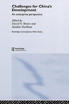 portada challenges for china's development an enterprise perspective (en Inglés)