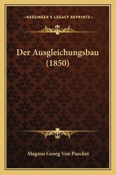 portada Der Ausgleichungsbau (1850) (in German)