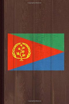 portada Eritrea Flag Journal Not: Blank Lined Ruled for Writing 6x9 110 Pages 