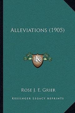 portada alleviations (1905) (en Inglés)