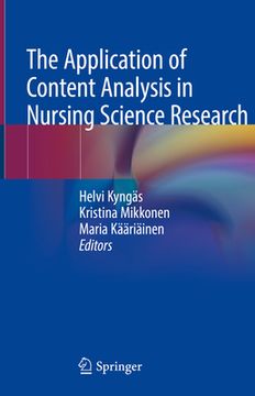 portada The Application of Content Analysis in Nursing Science Research