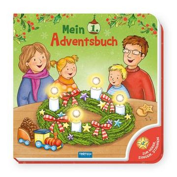 portada Trötsch Soundbuch mit Licht Mein 1. Adventsbuch: Soundbuch Lichtbuch Bilderbuch Spielbuch (en Alemán)