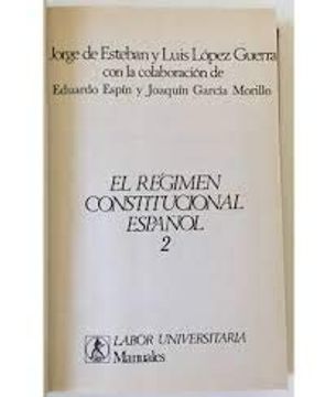 portada Regimen Constitucional Español el Tomo 2