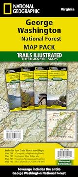 portada George Washington National Forest [Map Pack Bundle] (National Geographic Trails Illustrated Map) (en Inglés)