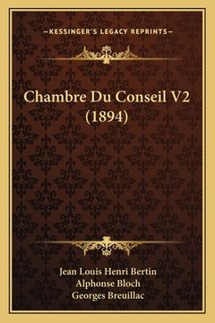 portada Chambre Du Conseil V2 (1894) (in French)