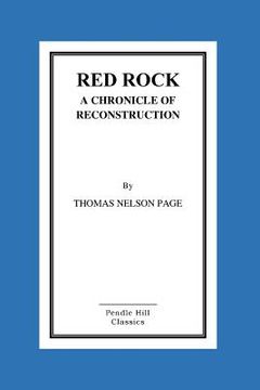 portada Red Rock A Chronicle Of Reconstruction (en Inglés)