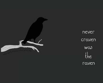 portada Never Craven Was the Raven (in English)