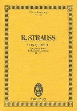 portada r. strauss: don quixote: symphonic poem (en Inglés)