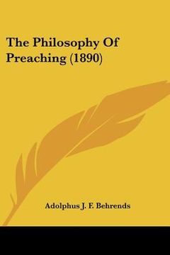 portada the philosophy of preaching (1890)