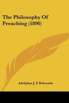 portada the philosophy of preaching (1890) (en Inglés)