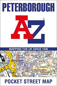 portada Peterborough a-z Pocket Street map (en Inglés)