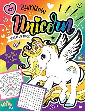 portada The Rainbow Unicorn Activity Book: Magical Games for Kids with Stickers! (en Inglés)