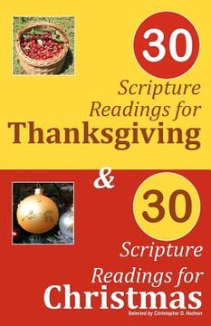 portada 30 scripture readings for thanksgiving & 30 scripture readings for christmas