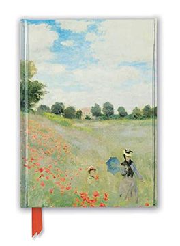 portada Claude Monet: Wild Poppies, Near Argenteuil (Foiled Journal) (Flame Tree Nots) (en Inglés)