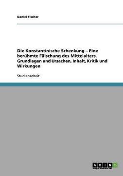 portada Die Konstantinische Schenkung. Eine berühmte Fälschung des Mittelalters. (German Edition)