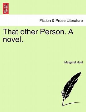 portada that other person. a novel.