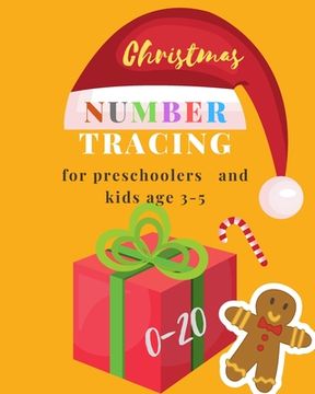 portada 0-20 Number tracing for Preschoolers and kids Ages 3-5: Book for kindergarten.100 pages, size 8X10 inches . Tracing game and coloring pages . Lots of (in English)