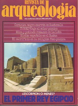 portada revista de arqueología. año 2. nº 3.