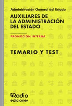 portada Auxiliares de la Administracion General del Estado. Promocion Interna. Temario y Test