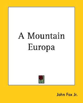 portada a mountain europa (en Inglés)