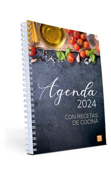 portada Agenda con Recetas de Cocina 2024