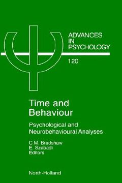 portada time and behaviour: psychological and neurobehavioural analyses (en Inglés)