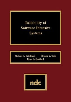 portada reliability of software intensive systems (en Inglés)