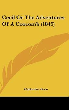 portada cecil or the adventures of a coxcomb (1845) (in English)