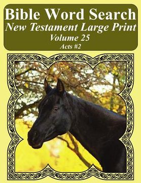 portada Bible Word Search New Testament Large Print Volume 25: Acts #2 (en Inglés)