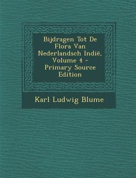 portada Bijdragen Tot de Flora Van Nederlandsch Indie, Volume 4