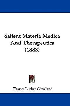 portada salient materia medica and therapeutics (1888) (en Inglés)