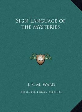 portada sign language of the mysteries (en Inglés)