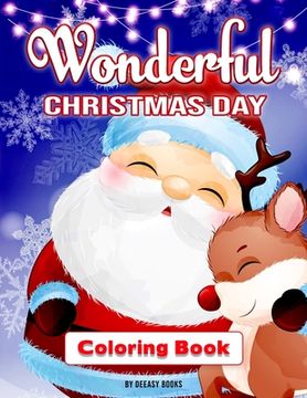 portada Wonderful Christmas Day Coloring Book (en Inglés)