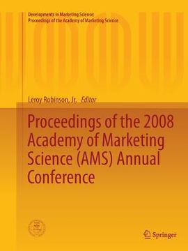 portada Proceedings of the 2008 Academy of Marketing Science (Ams) Annual Conference (en Inglés)