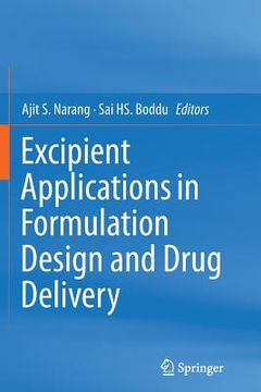 portada Excipient Applications in Formulation Design and Drug Delivery (en Inglés)