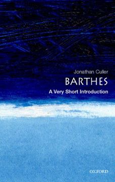 portada Barthes: A Very Short Introduction (in English)