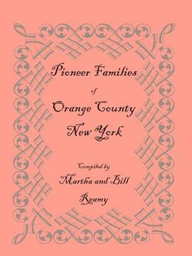 portada pioneer families of orange county, new york