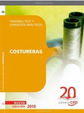 portada Costureras Temario, Test y Supuestos Prácticos (Colección 107)